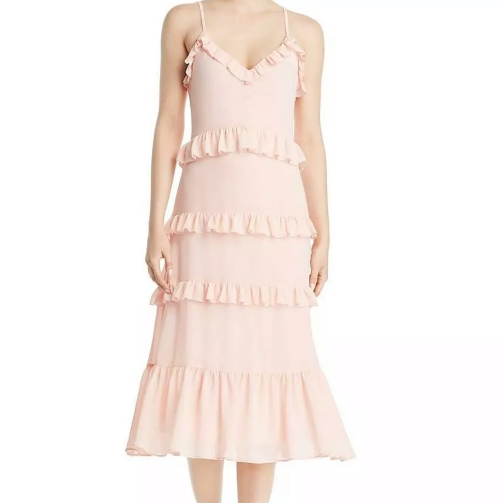 Michael Kors Adjustable Strap Tiered Maxi Dress!